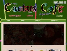 Tablet Screenshot of cactuscafedelaware.com
